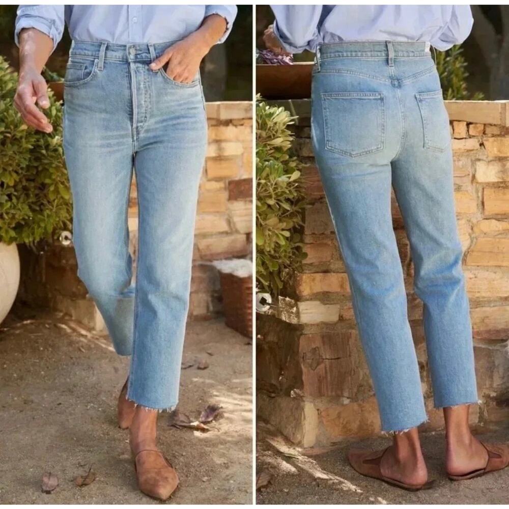 Frank & Eileen Light Blue Ankle Jeans